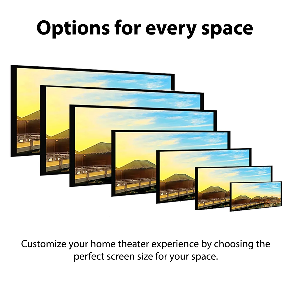 Velumi™ Reflective Projection Screen