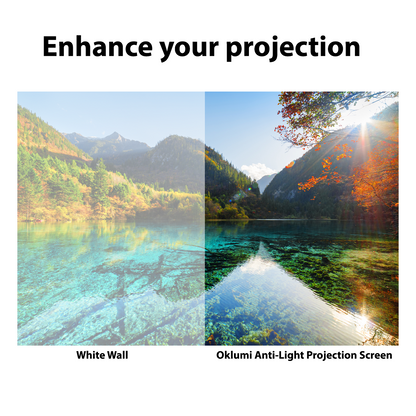 Velumi™ Reflective Projection Screen